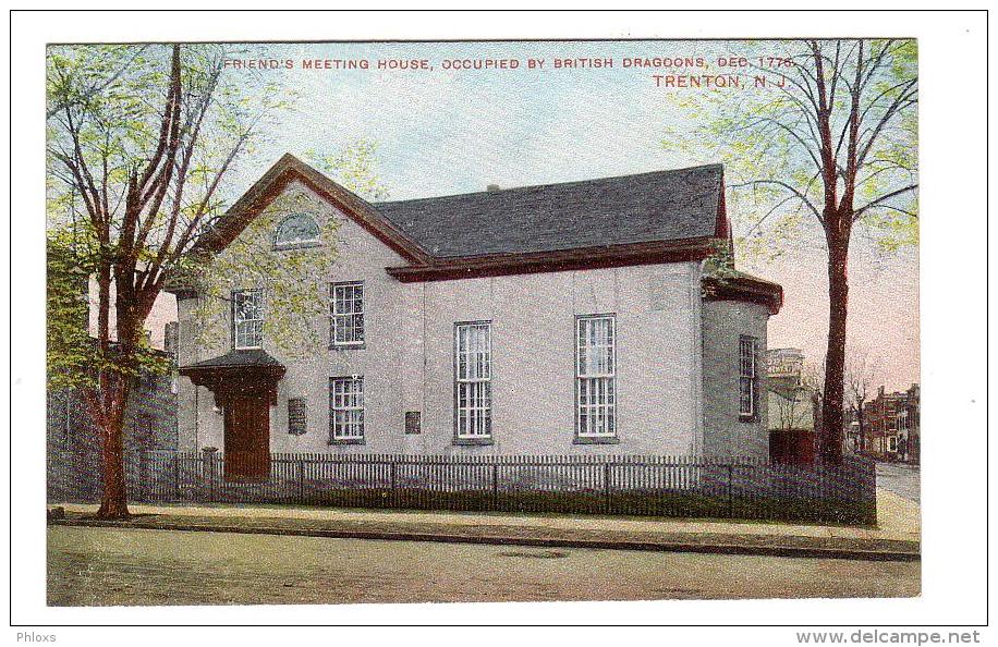 AMERIQUE/ETATS-UNIS/NEW-J ERSEY/TRENTON.N.J.Friends Meeting House,occupied By British Dragoons.../Réf:5119 - Autres & Non Classés