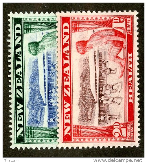 2353x)  New Zealand 1948 - SG # 696/97  Mm* ( Catalogue £.30 ) - Ungebraucht