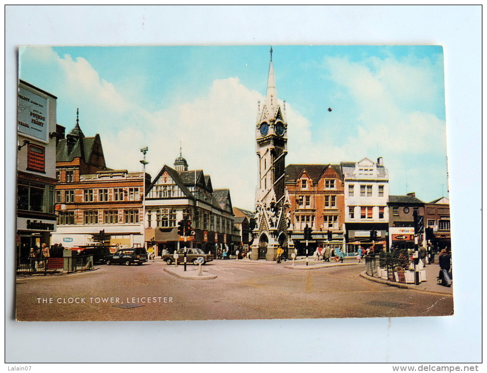 Carte Postale Ancienne : LEICESTER : The Clock Tower - Leicester