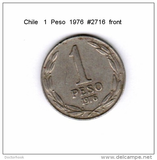 CHILE   1  PESO  1976  (KM # 208) - Chili