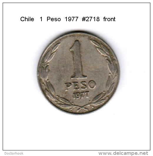 CHILE   1  PESO  1977  (KM # 208) - Cile