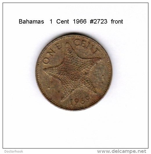 BAHAMAS   1  CENT  1966  (KM # 2) - Bahama's