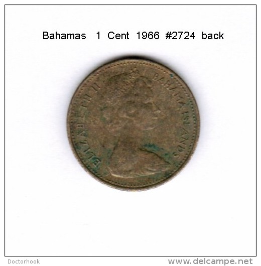 BAHAMAS   1  CENT  1966  (KM # 2) - Bahama's
