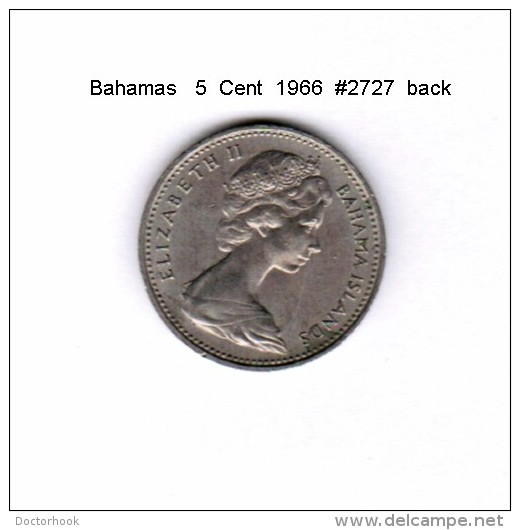 BAHAMAS   5  CENTS  1966  (KM # 3) - Bahama's