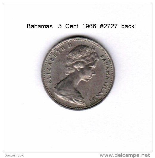 BAHAMAS   5  CENTS  1966  (KM # 3) - Bahamas