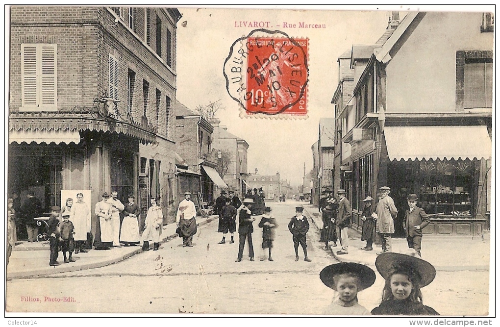 14 LIVAROT  RUE MARCEAU 1910 - Livarot