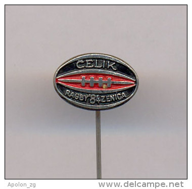 RUGBY CLUB ''CELIK'' - ZENICA , BOSNIA AND HERZEGOVINA, Rare Lapel Pin - Rugby