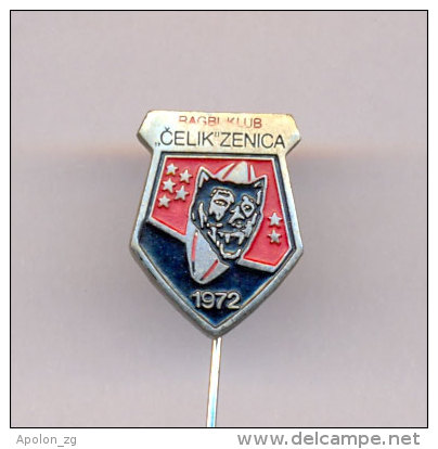 RUGBY CLUB ´´CELIK´´ - ZENICA , BOSNIA AND HERZEGOVINA, Rare Lapel Pin - Rugby