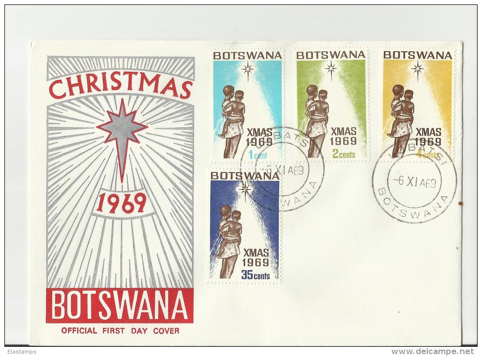 =BOTSWANA FDC1969 CHRISTMAS - Botswana (1966-...)
