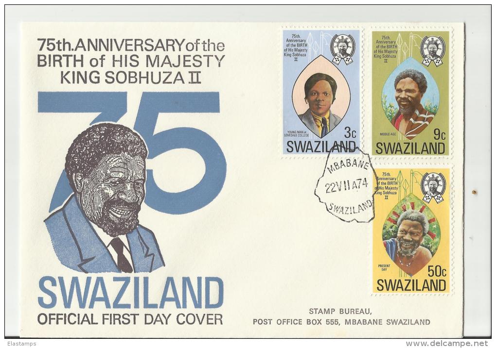 =SWA FDC 1974 - Swaziland (1968-...)