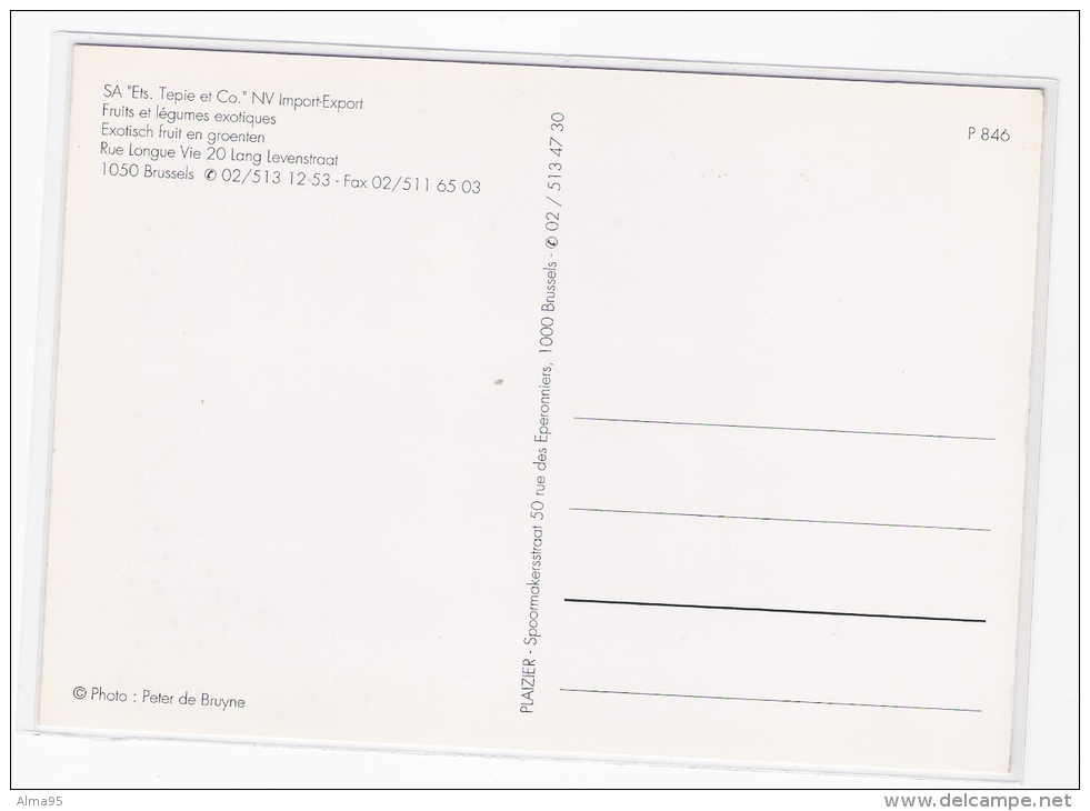 CPM - BELGIQUE - BRUXELLES - Fruits Et Légumes Exotiques - Exotisch Fruit En Groenten - Petits Métiers