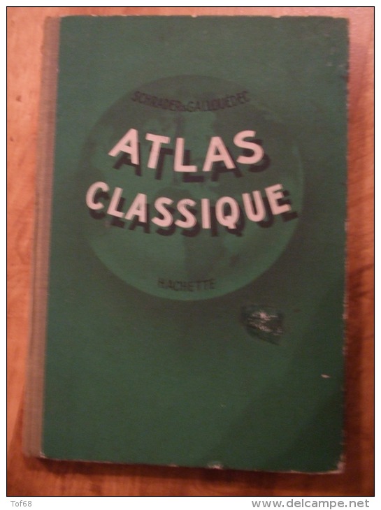 Schrader & Gallouédec Atlas Classique - Maps/Atlas