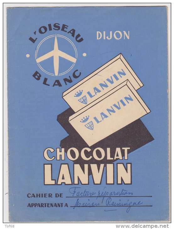 Protège Cahier Chocolat Lanvin - Protège-cahiers