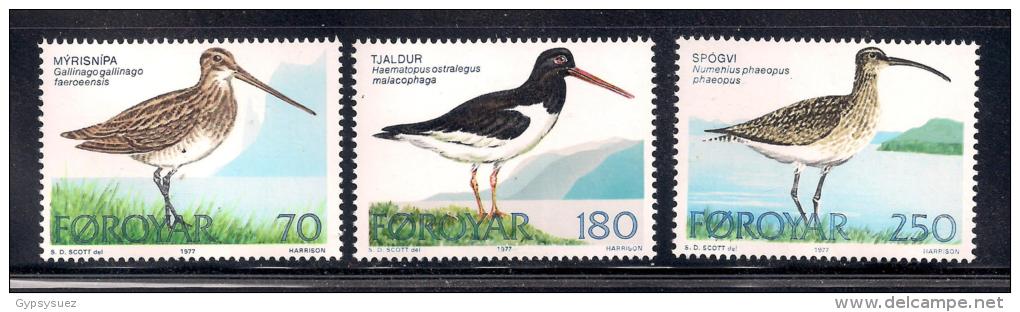 Faroe Islands 1977 SC# 28-30 - Faroe Islands