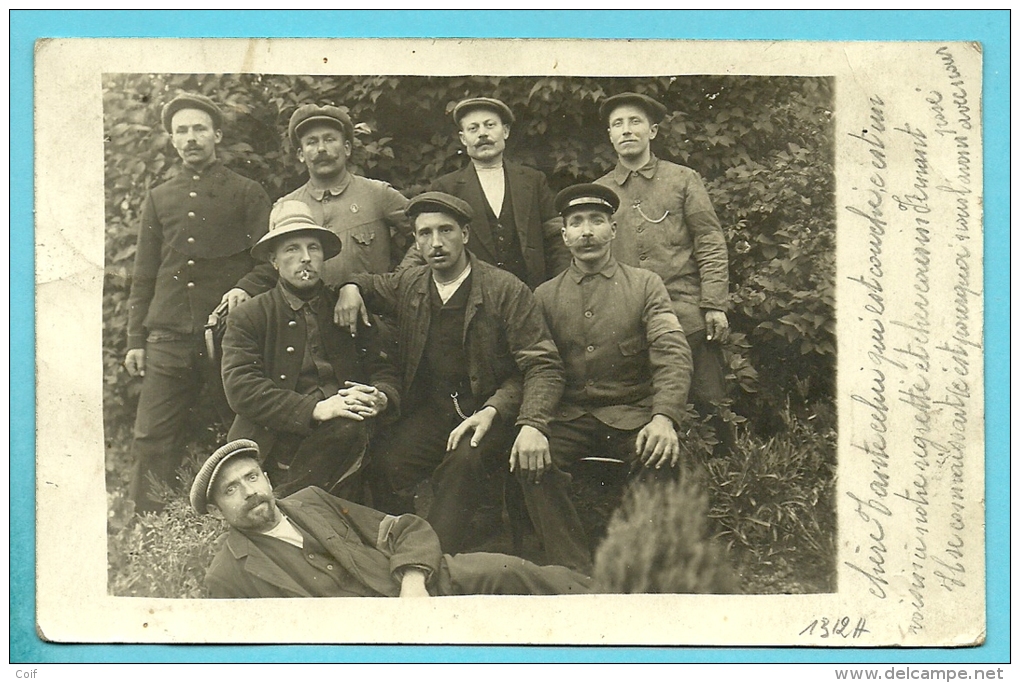 Foto-kaart Met Stempel SOLTAU Naar GOUY-LEZ-PIETON - Prisoners