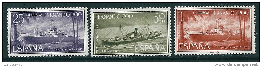 Fernando Poo 1962 SG 248-50 MNH** - Fernando Poo