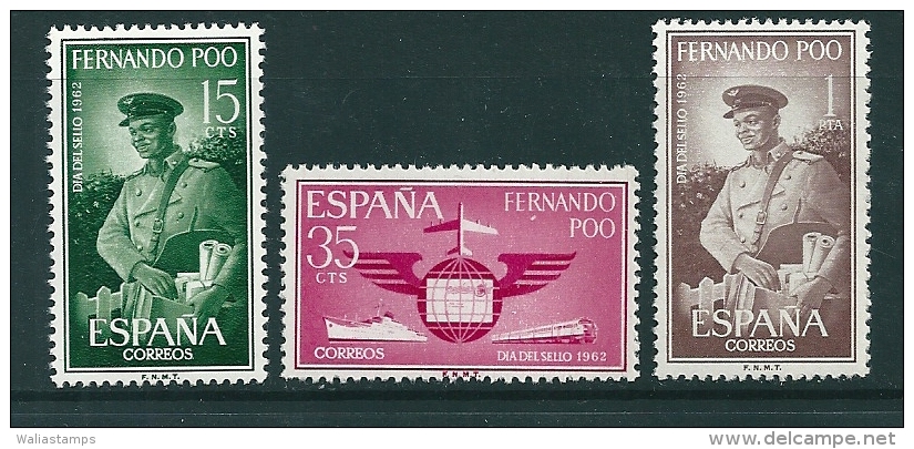 Fernando Poo 1962 SG 251-253 MNH** - Fernando Poo