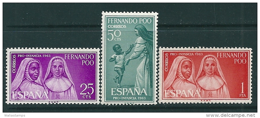 Fernando Poo 1963 SG 256-7 MNH** - Fernando Poo