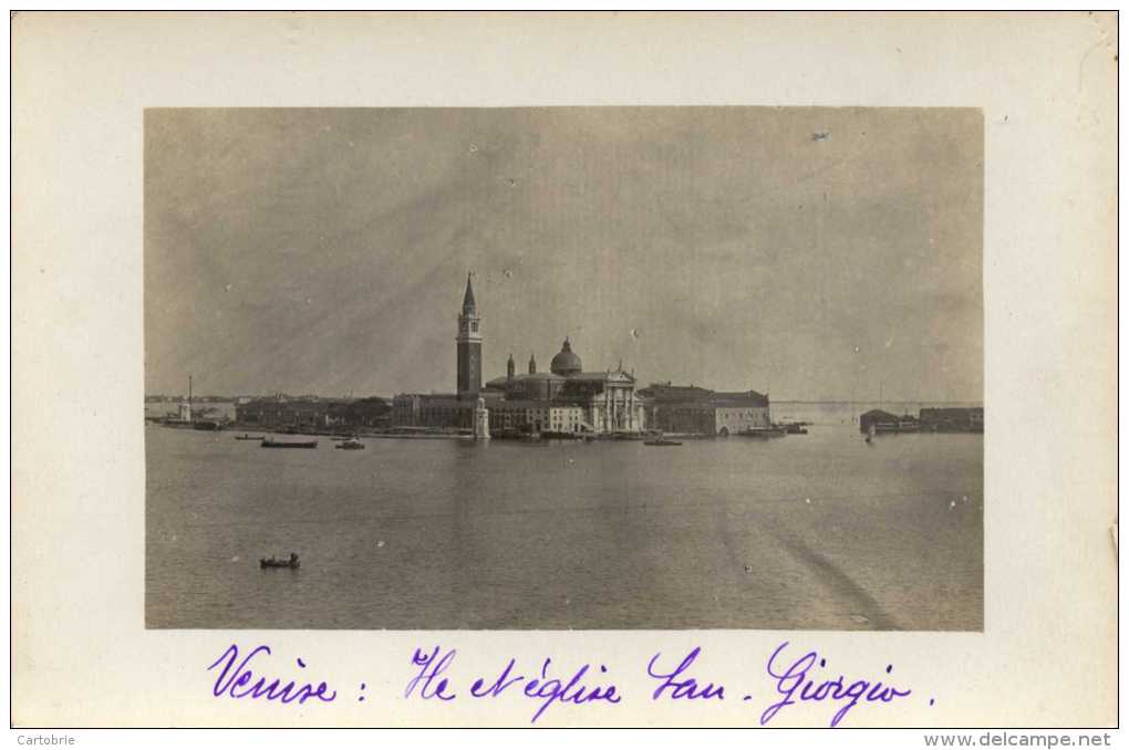 Italie - VENISE - Carte-photo Véritable - Île Et Église San Giorgio - Venezia (Venice)