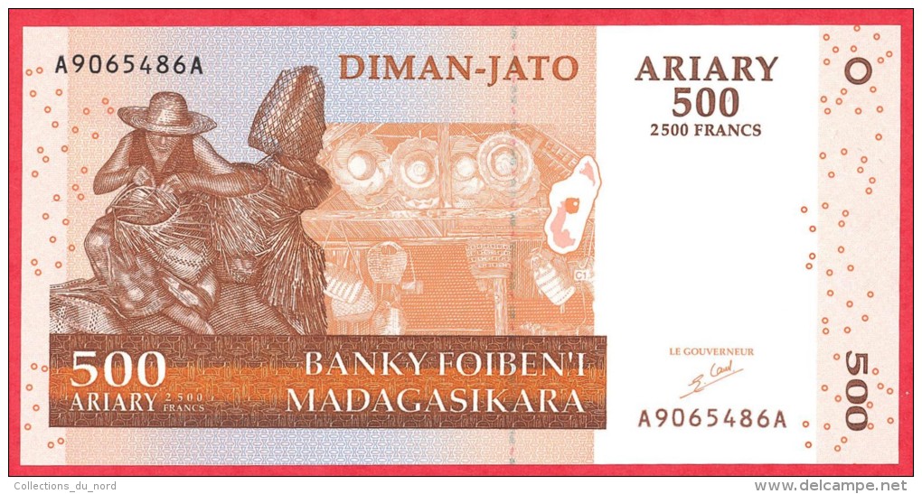 Madagascar - 500 Francs 2004 UNC / Papier Monnaie - Madagascar - Madagascar
