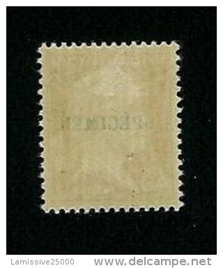 FRANCE TYPE PASTEUR  N° 175 C I  1 * SURCHARGE SPECIMEN POUR LES COURS D' INTRUCTION - Lehrkurse