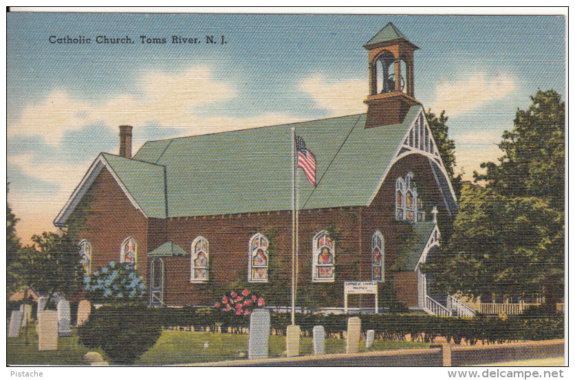 Toms River New Jersey N.J. - Catholic Church - Unused - VG Condition - Tichnor Bros. Inc. - Toms River