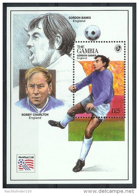 Mua717 SPORT WK VOETBAL SOCCER WORLD CHAMPIONSHIP FOOTBAL FUSSBALL WELTMEISTERSCHAFT GAMBIA 1994 PF/MNH - 1994 – USA