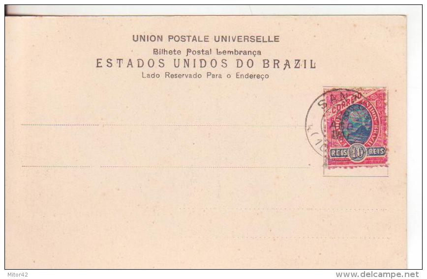 37-Santos-Brasile-Brazil-1901-Dogana-Porto-Navi-Barcos- Aduana-Douanes-Bateaux-Customs-Boats. - Autres