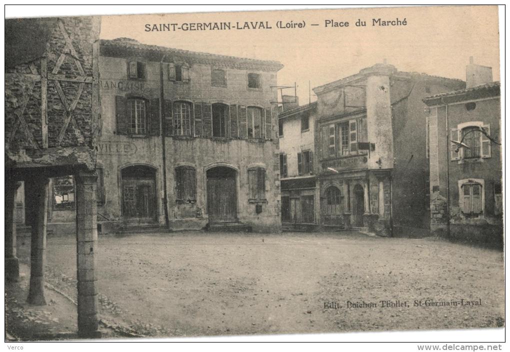 Carte Postale Ancienne De SAINT GERMAIN - Saint Germain Laval