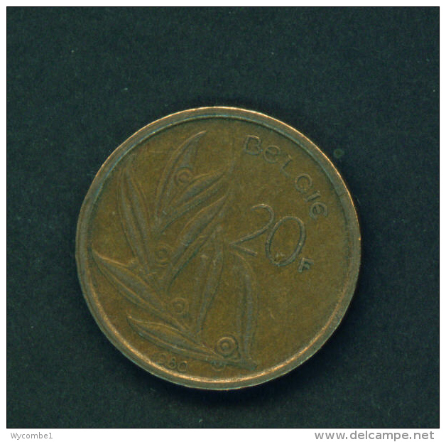 BELGIUM - 1980 20f Circ. - 20 Francs