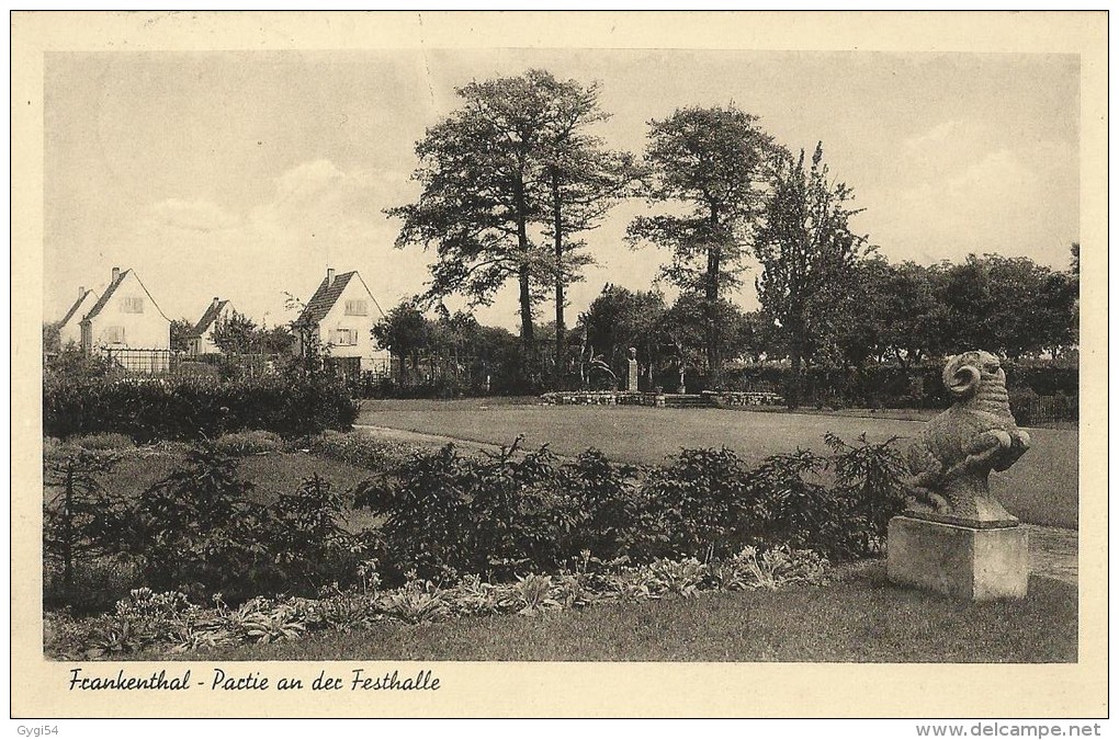 Frankenthal Partie An Der Festhalle  Allemagne  Cpsm 1951 - Frankenthal