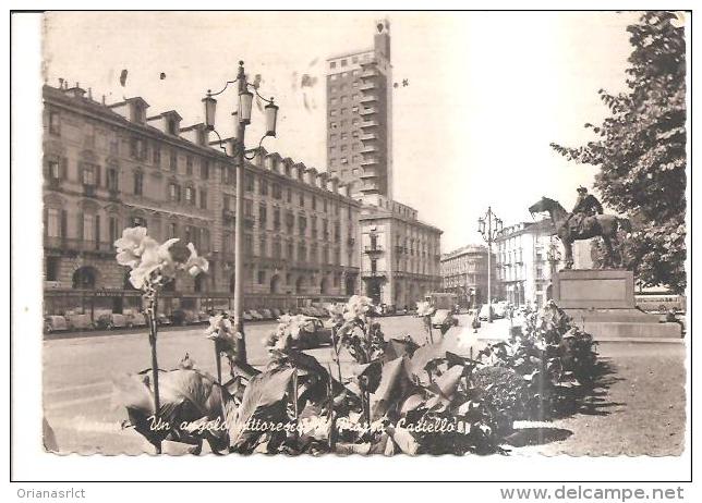 77543) Cartolina Di Torino - Un Angolo Pittoresco Di Piazza Castello - Viaggiata - Places