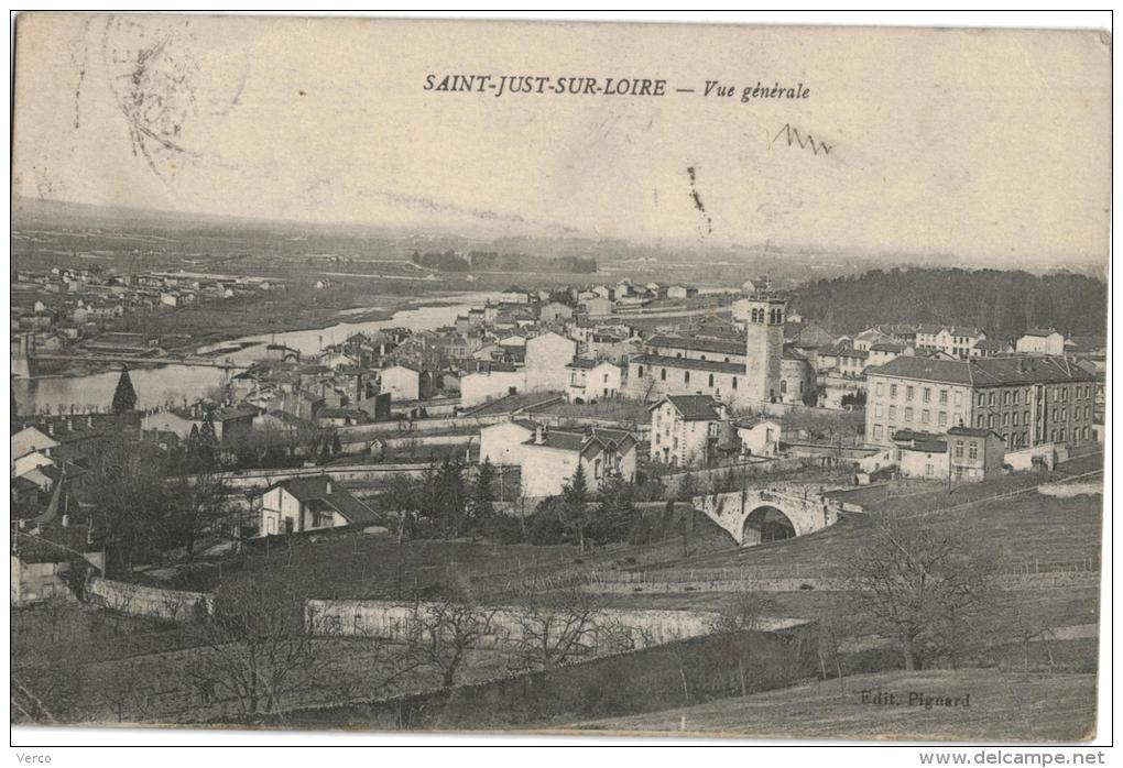 Carte Postale Ancienne De SAINT JUST - Saint Just Saint Rambert