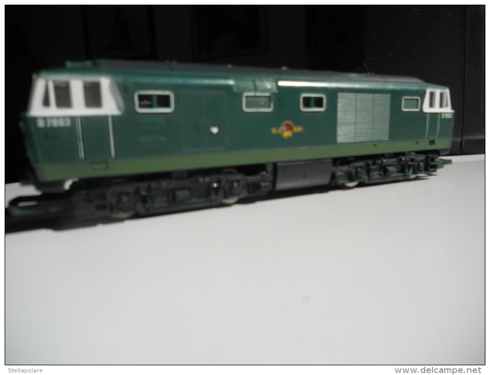 SCALA 00 - Hornby Loco Diesel Inglese HIMECK. Livrea Giallo Verde. - Locomotives