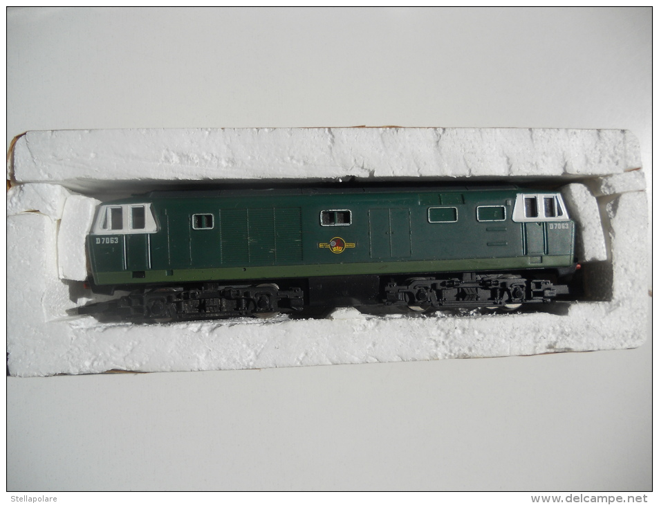 SCALA 00 - Hornby Loco Diesel Inglese HIMECK. Livrea Giallo Verde. - Locomotive