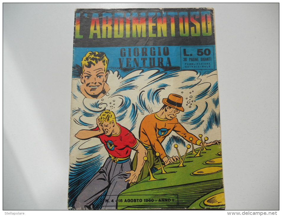 LOTTO 3 NUMERI ARDIMENTOSO - SERPENTE VOLANTE - GORDON - GIORGIO VENTURA - RIP KIRBY - Comics 1930-50