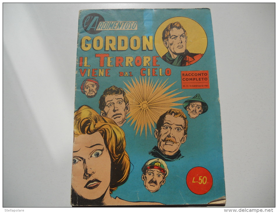 LOTTO 3 NUMERI ARDIMENTOSO - SERPENTE VOLANTE - GORDON - GIORGIO VENTURA - RIP KIRBY - Comics 1930-50