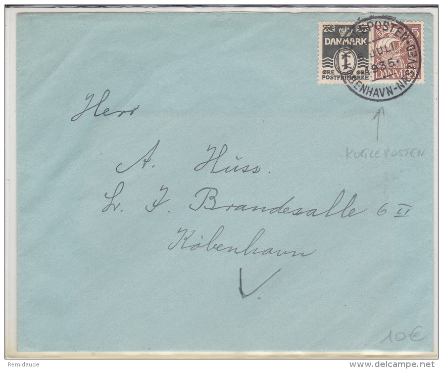 1935 - ENVELOPPE Avec CACHET KLUGEPOSTEN COPENHAGUE - NAESTVED - Storia Postale