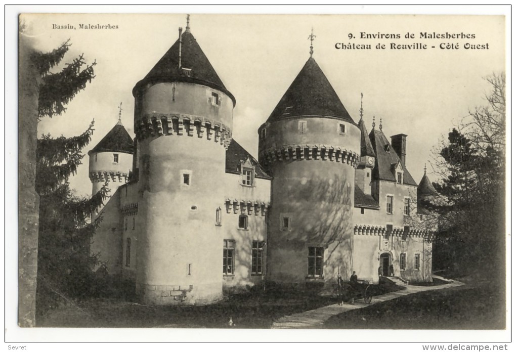 MALESHERBES. -  Château De Rouville - Côté Ouest - Malesherbes