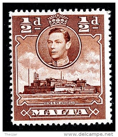 2500x)  Malta 1943 - SG #218a  Mint*  ( Catalogue £.55 ) - Malte (...-1964)