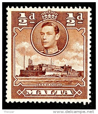 2501x)  Malta 1943 - SG #218a  Mint*  ( Catalogue £.55 ) - Malte (...-1964)