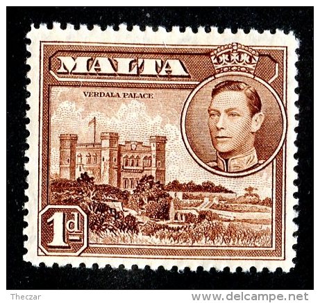 2521x)  Malta 1938 - SG #219   Mint*  ( Catalogue £4.25 ) - Malte (...-1964)