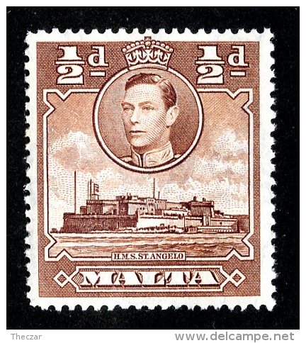 2524x)  Malta 1943 - SG #218a   Mint*  ( Catalogue £.55 ) - Malta (...-1964)