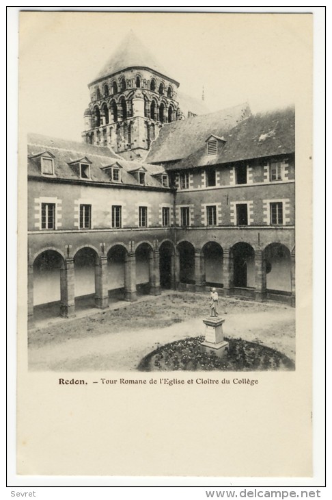 REDON. - Tour Romane De L'Eglise Et Cloître Du Collège - Redon