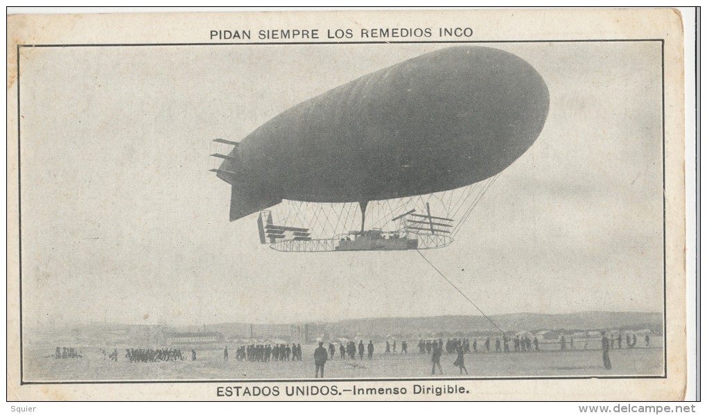 Zeppelin, Estados Unidos, Remedios Inco - Globos