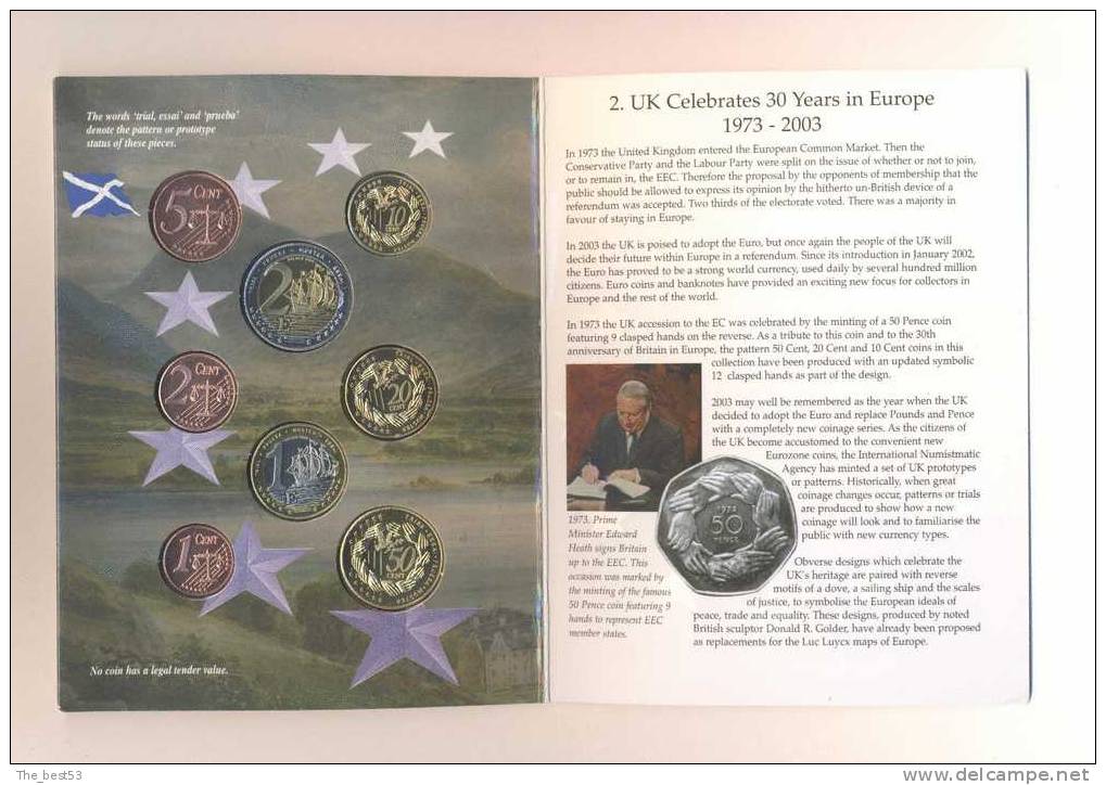 Plaquette Essais   -     Ecosse 2003   -     24000 Expl. - Essais Privés / Non-officiels