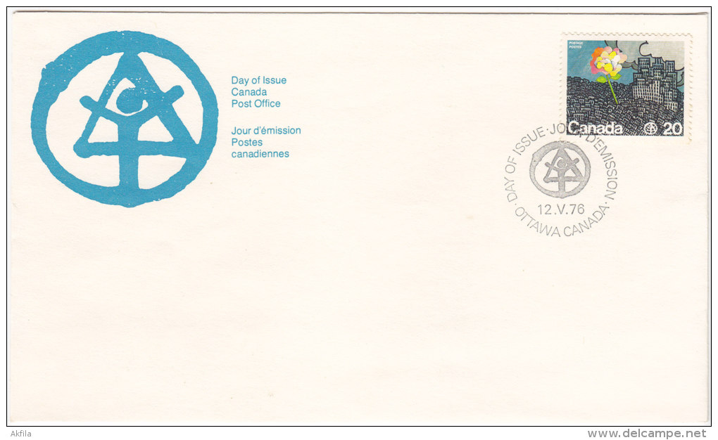 2044. Canada, 1976, Cover - Enveloppes Commémoratives