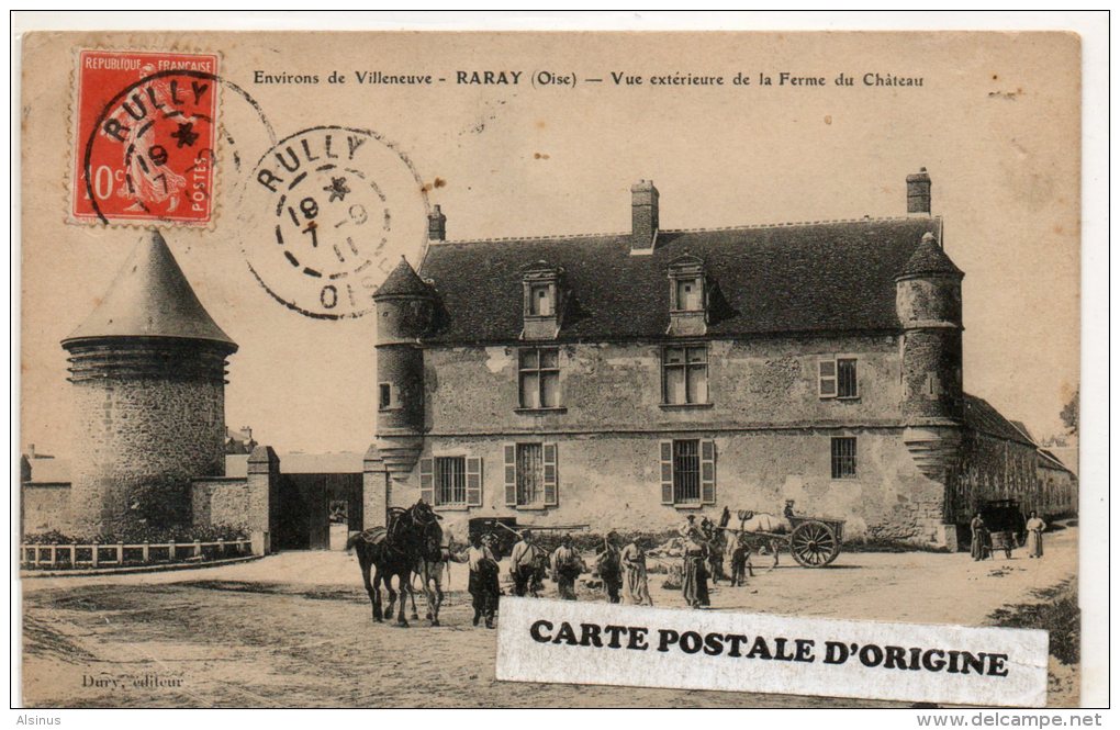 60 - RARAY - VUE EXTERIEURE DE LA FERME DU CHATEAU - Raray