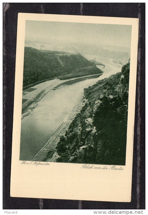 41495     Germania,   Th. U. O.  Hofmeister  -    Blick  Von  Der  Bastei,  NV - Bastei (sächs. Schweiz)