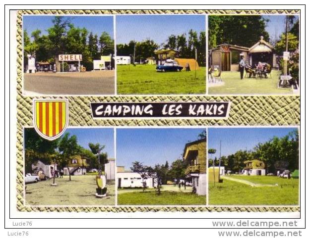 SIGEAN -  Camping  "  LES KAKIS " - 6 Vues  -  N°   8245 - Sigean